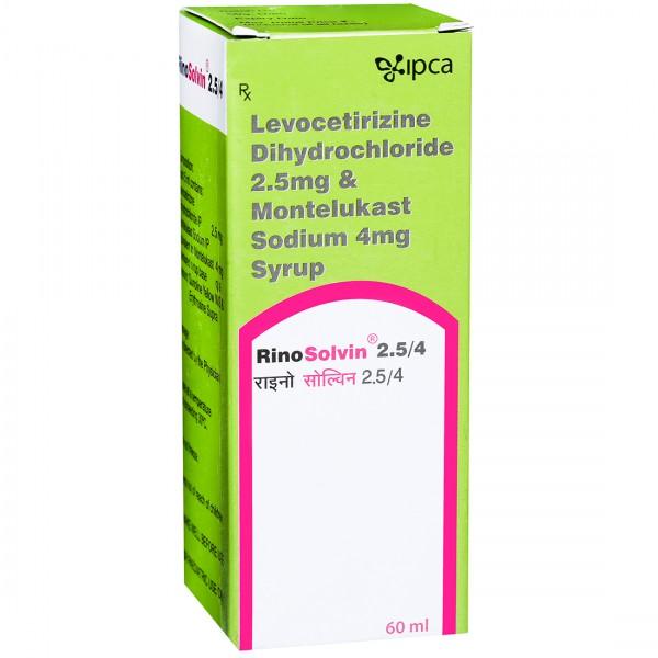 Rinosolvin 2.5/4 mg Syrup 60 ml