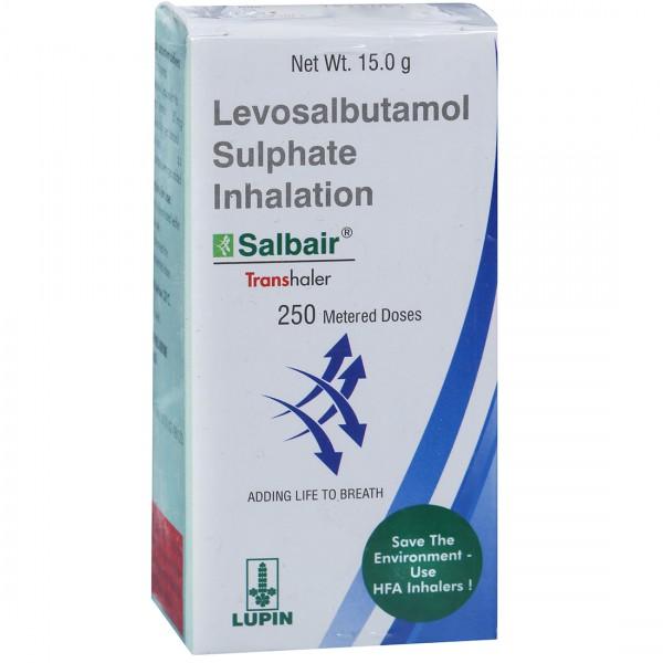 Salbair Transhaler 15 g (250 Metered Doses)