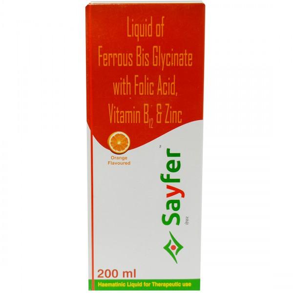 Sayfer (Orange Flavour) Liquid 200 ml