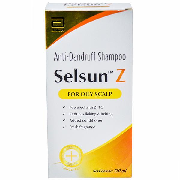 Selsun Z Anti dandruff Shampoo For Oily Scalp 120 ml