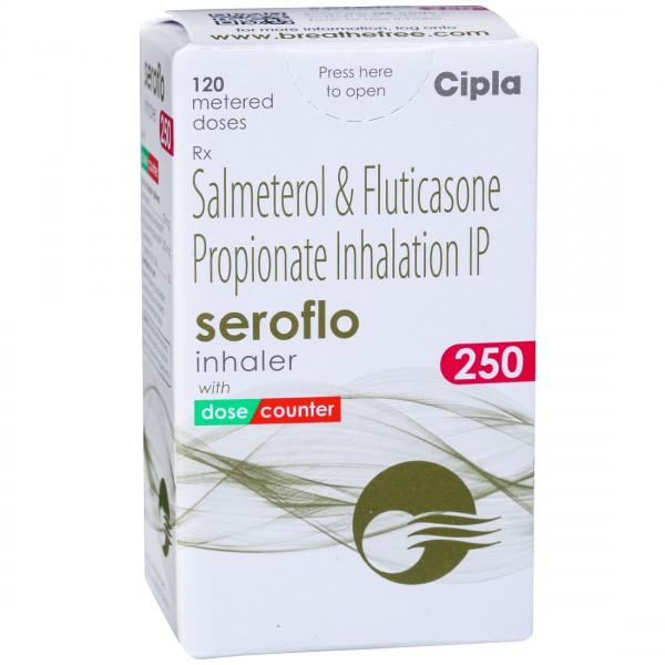 Seroflo 250 mcg Inhaler 7.2 g (120 Metered Doses)
