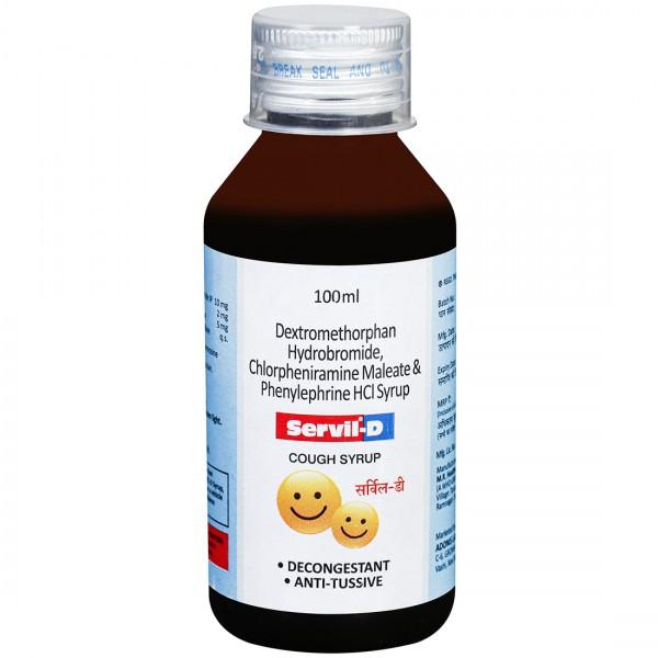 Servil D Cough Syrup 100 ml