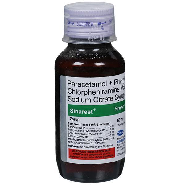 Sinarest Syrup 60 ml