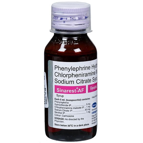 Sinarest AF Syrup 60 ml