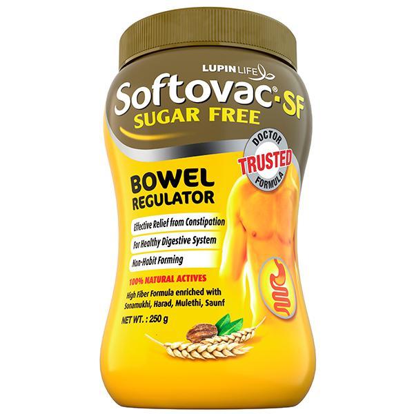 Softovac-SF Bowel Regulator For Effective Relief From Constipation & Irregular Bowel Habits 250 g