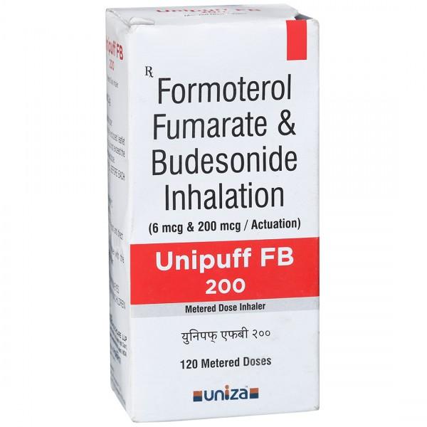 Unipuff FB 200 mcg Inhaler 7.2 g (120 Metered Doses)
