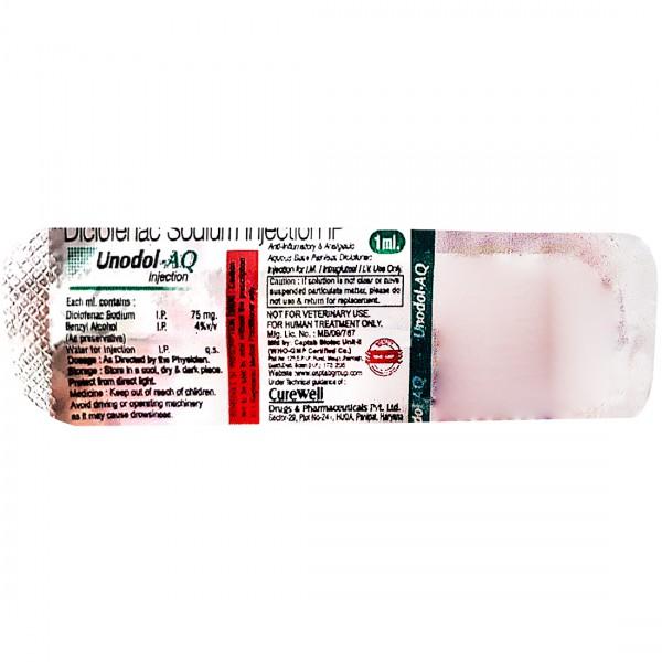 Unodol AQ Injection 1 ml