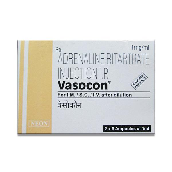 Vasocon 1 mg/ml Injection 1 ml