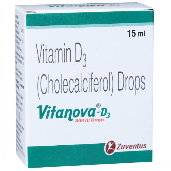 Vitanova D3 800 IU Drops 15 ml