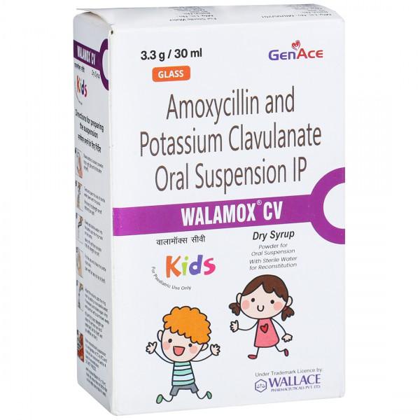 Walamox CV Dry Syrup 3.3 gm/30 ml