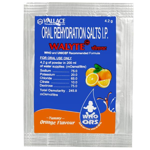 Walyte (Orange Flavour) Sachet 4.2 g