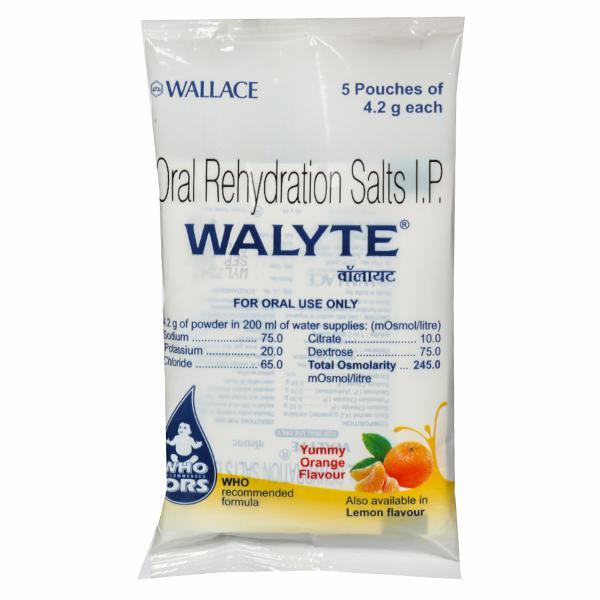 Walyte (Orange Flavour) Sachet 5 x 4.2 g