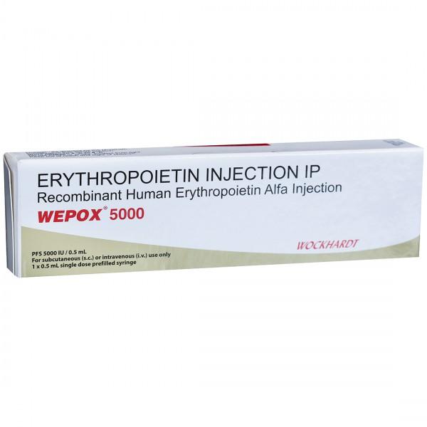 Wepox 5000 IU Pre Filled Syringe 0.5 ml Injection