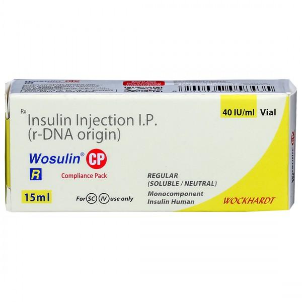 Wosulin CP R 40 IU/ml Injection 15 ml (Vial)
