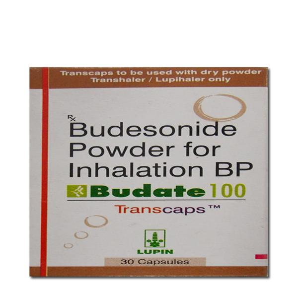 Budate 100 mcg Transcaps (30 Cap)