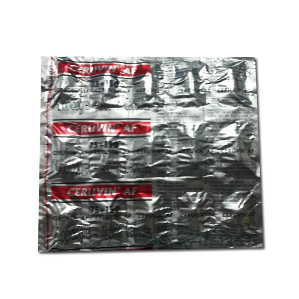 Ceruvin AF 75+150 mg Capsule (15 Cap)