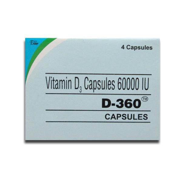 D (360) 60K IU Capsule (4 Cap)