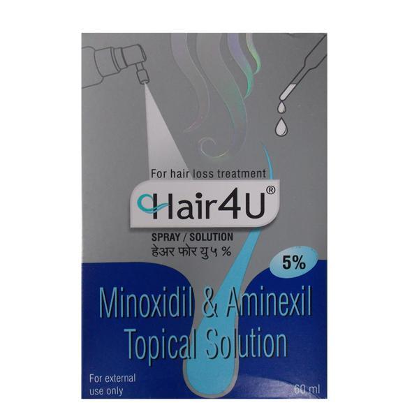 Hair 4U 5 % Spray/Solution 60 ml