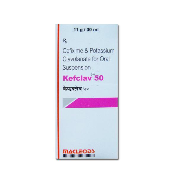 Kefclav 50 mg Oral Suspension 30 ml