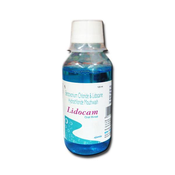 Lidocam Mouth Wash 120 ml