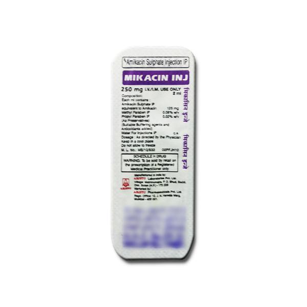 Mikacin 250 mg Inj 2 ml
