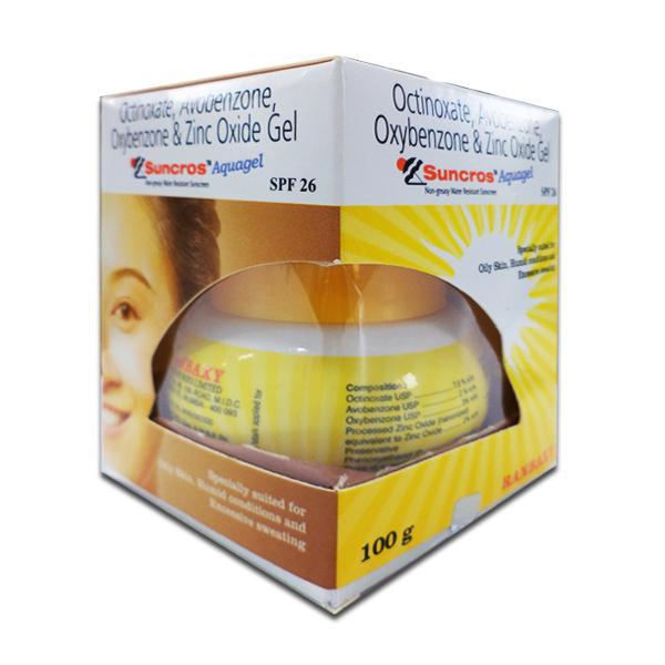 Suncros Aqua Gel(Spf 26) 100 gm