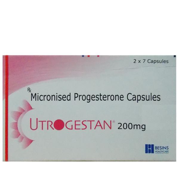 Utrogestan 200 mg Capsule (7 Cap)