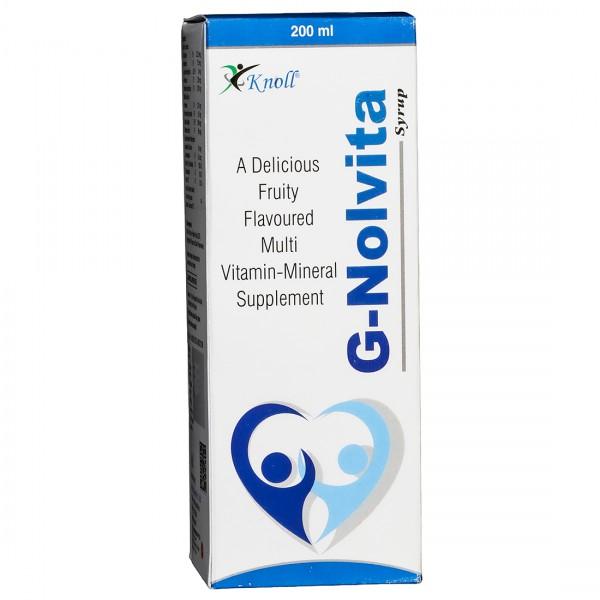 G Nolvita Fruity Flavoured Syrup 200 ml