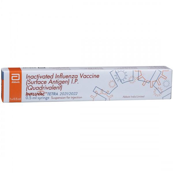 Influvac Tetra (Surface Antigen) 2021/2022 Vaccine 0.5 ml