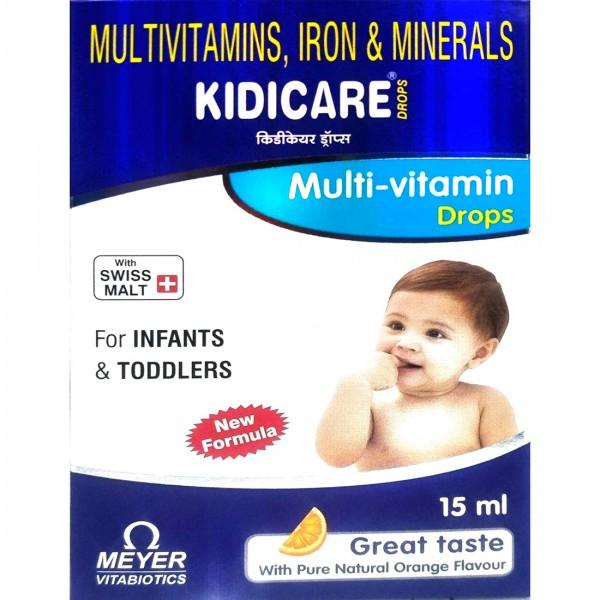 Kidicare Multivitamin Orange Flavour Drops 15 ml