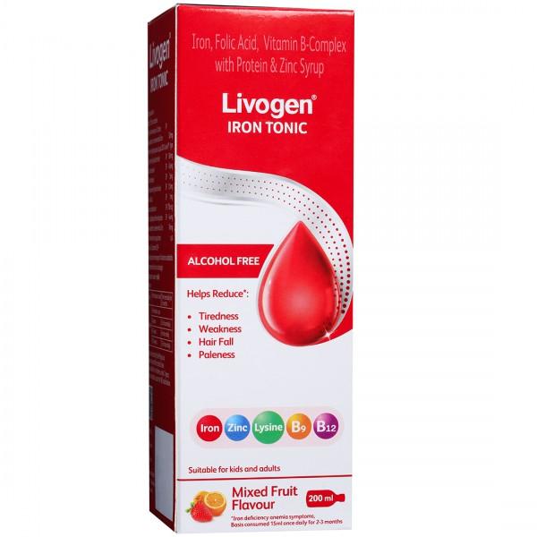 Livogen Mixed Fruit Flavour Iron Tonic 200 ml