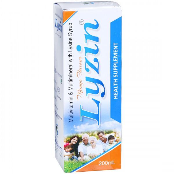Lyzin Mango Flavour Syrup 200 ml