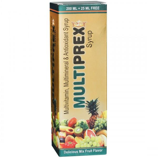 Multiprex Delicious Mix Fruit Flavor Syrup 200 ml + 25 ml Free