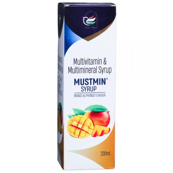Mustmin Mango Alphonso Flavour Syrup 200 ml
