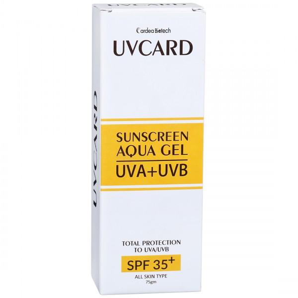 Uvcard UVA+UVB Spf 35+ Sunscreen Aqua Gel 75 g